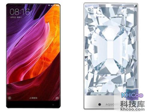 小米MIX对比夏普Crystal