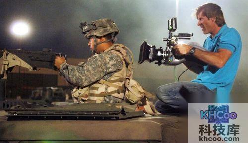 迈克尔・贝在拍片现场