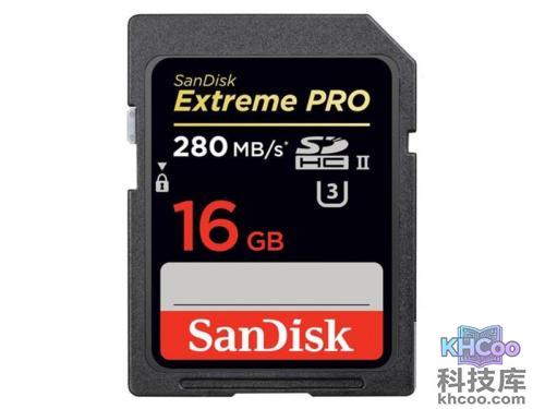 闪迪Extreme Pro SDHC UHS-II卡 16G