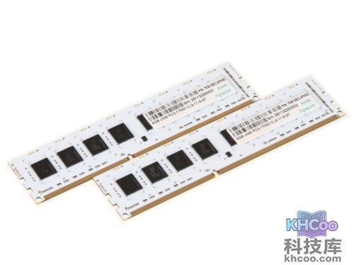 宇瞻4GB DDR3白色PCB限量版