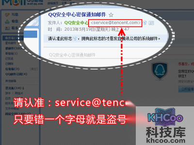 发件邮箱看仔细