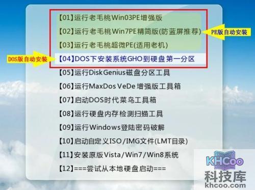 老毛桃winpe Build 20120501如何