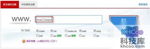 【怎么注册域名】步骤2