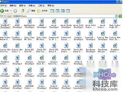 把下载在电脑上的字体复制到这里来就可以