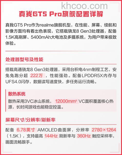 真我gt5pro怎么样 真我gt5pro参数配置【详解】