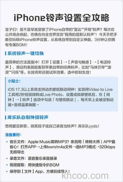 iOS 17 为 iPhone 带来 20 多种全新铃声介绍【详解】