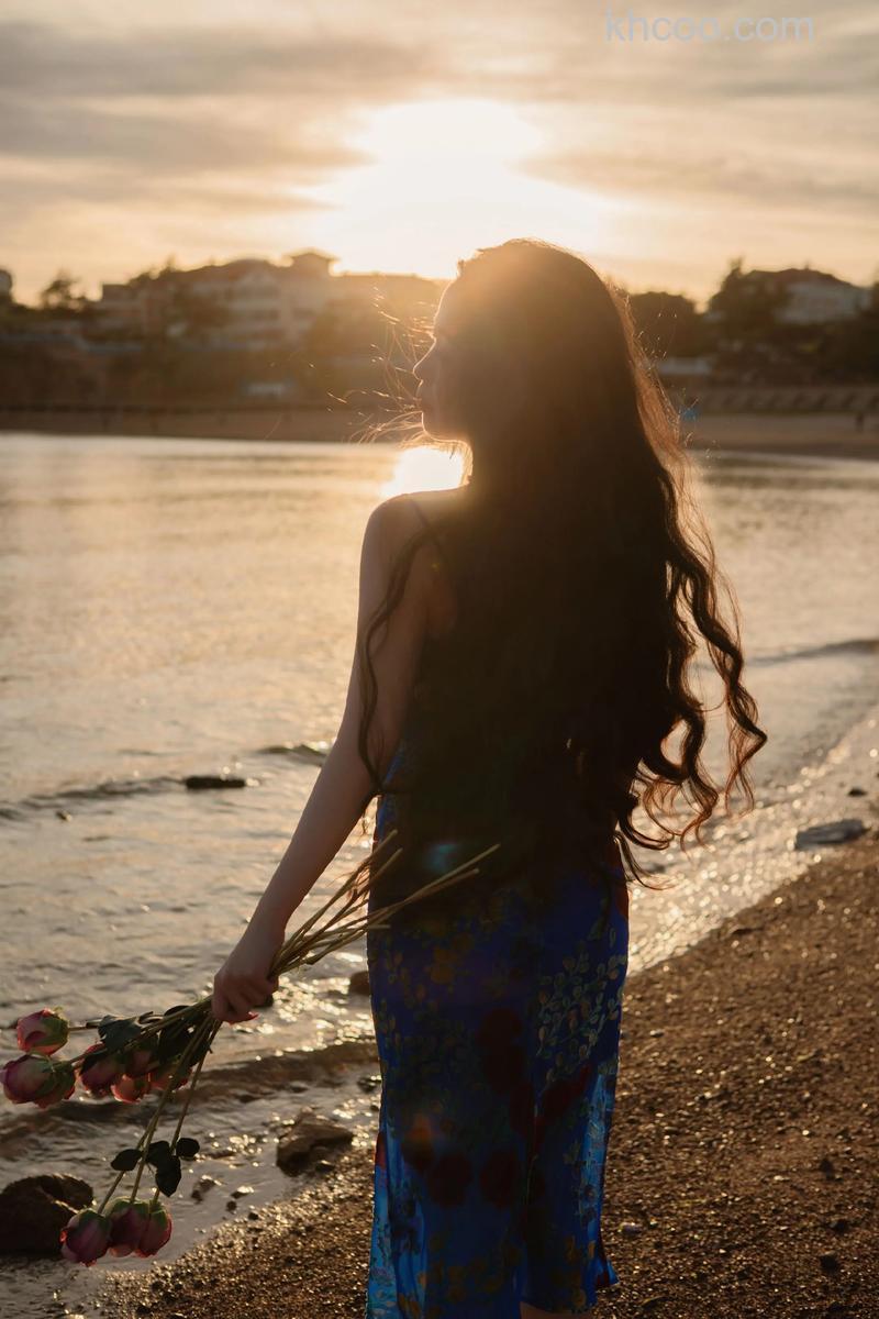 如何拍摄海边逆光人像