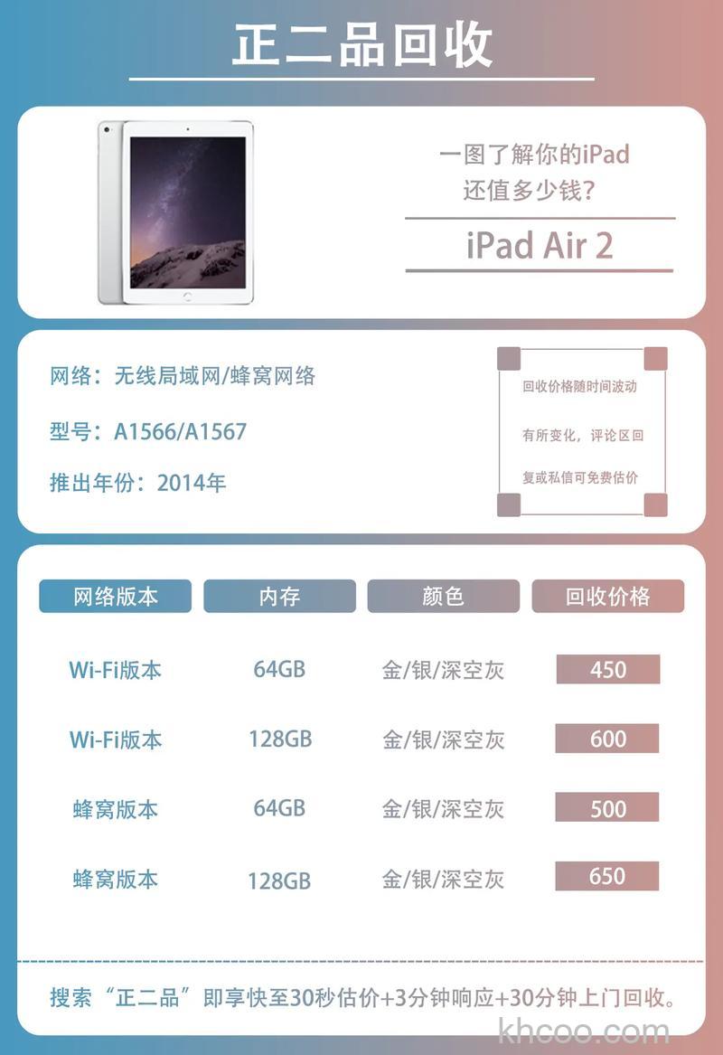 iPad Air2 4G版多少钱 iPad Air2 4G版售价介绍【详解】
