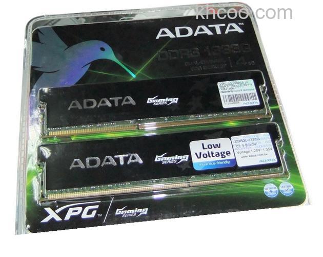 威刚4GB DDR3 1333G超低电压版是什么颗粒