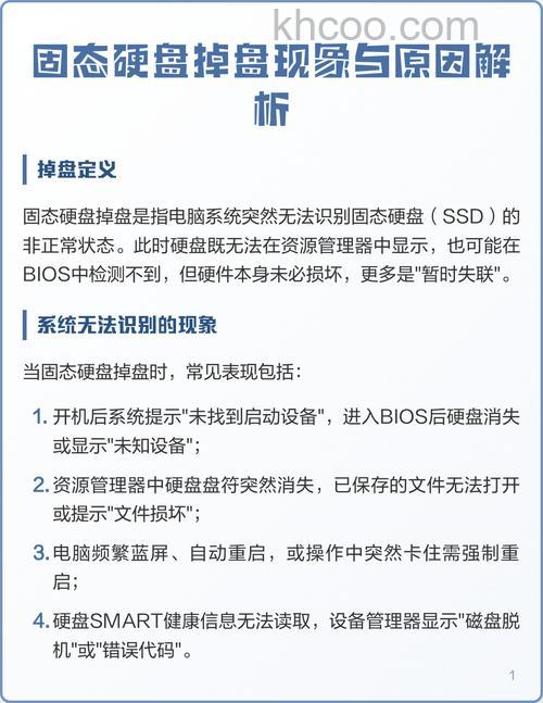 固态硬盘损坏会出现哪些现象 固态硬盘损坏现象分析