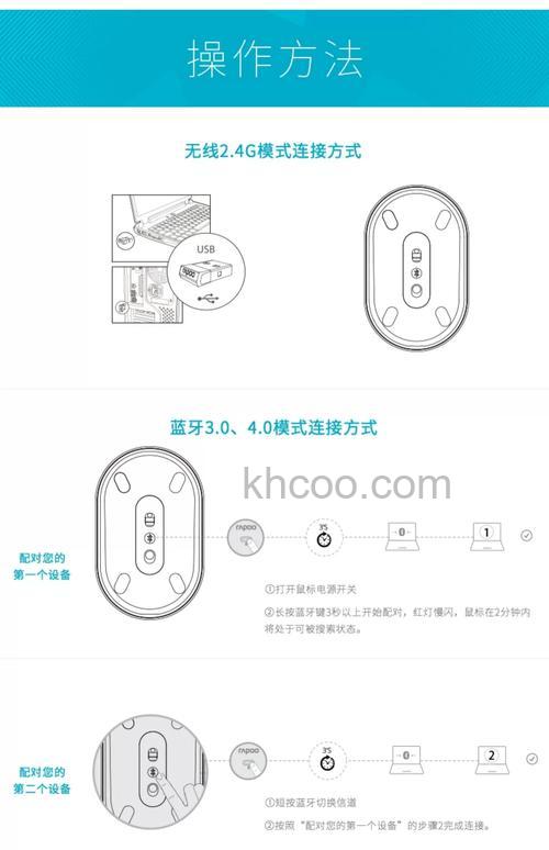 雷柏无线鼠标接收器怎么配对 雷柏无线鼠标接收器配对方法