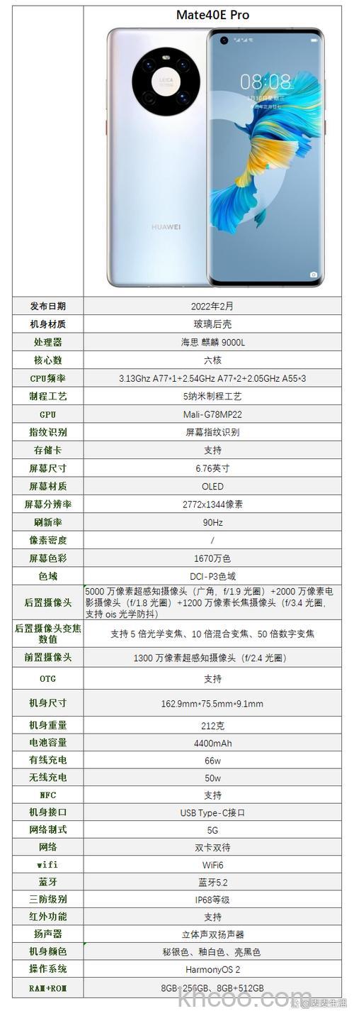 华为mate40e与mate40pro有什么区别 华为mate40e与mate40pro对比【详解】