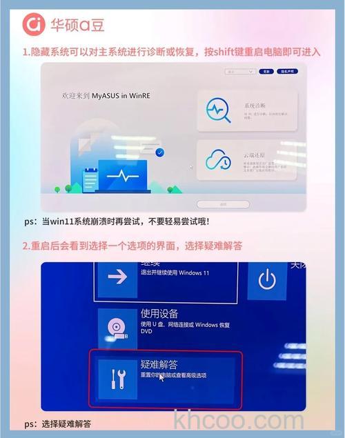华硕笔记本怎么一键恢复出厂系统