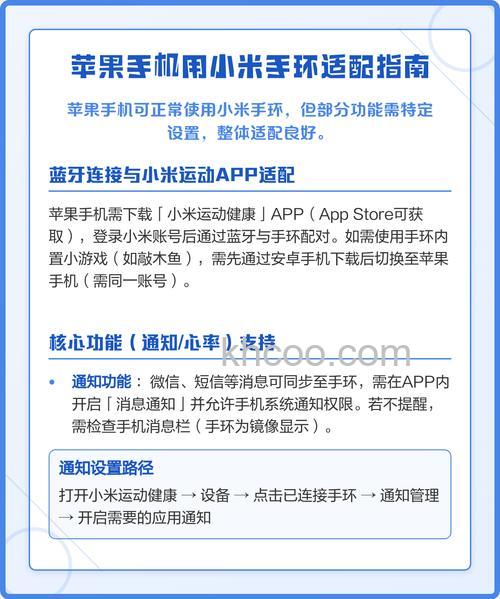 小米手环6支持苹果手机吗-怎么连接iPhone