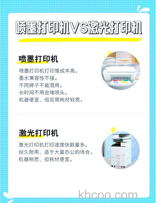 家用打印机喷墨好和激光哪个好【详细对比】