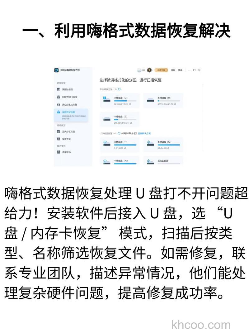 U盘报错打不开怎么办 U盘常见故障解决方法【详解】