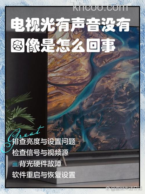电视只听到声音看不到画面有背光怎么办 电视只听到声音看不到画面有背光解决方法【详解】