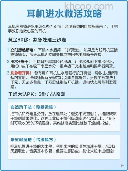 耳机进水了怎么办 耳机进水具体处理方法【详细介绍】