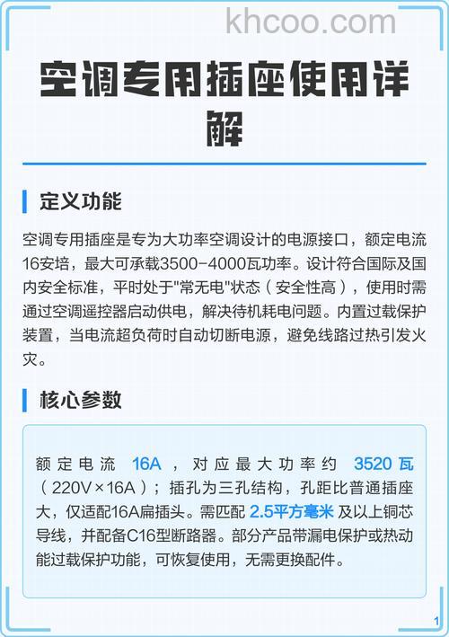 空调插排多大功率 空调插排的功率介绍及选购注意事项【详解】