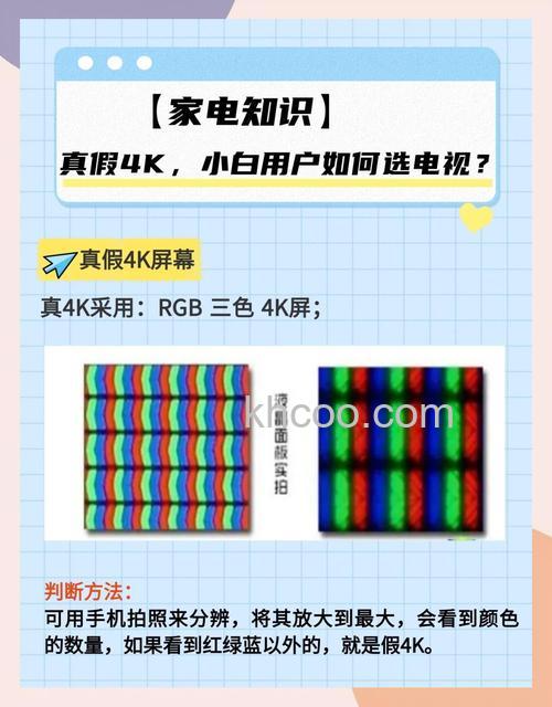 4k电视机是什么意思 教你识别“假4k”【详解】