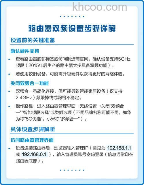 路由器要不要双频合一 路由器设置为双频合一注意事项【详解】