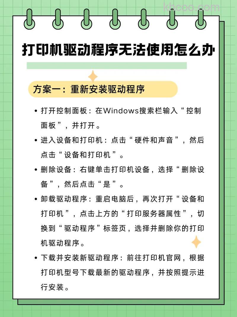 电脑打印机驱动程序无法使用怎么办 电脑打印机驱动程序无法使用解决方法【详解】