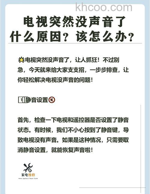 海信电视没有声音是怎么回事 海信电视没有声音的原因【详解】