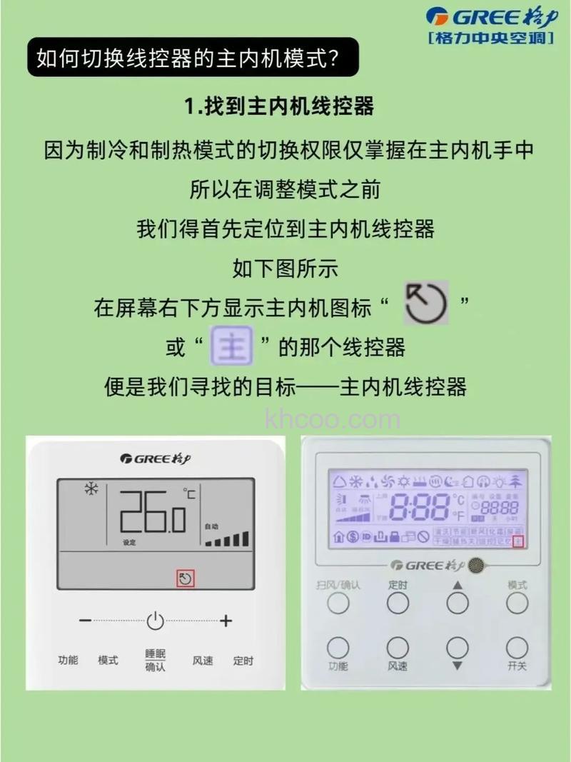 Gree中央空调制热怎么调 Gree中央空调制热设置方法【详解】