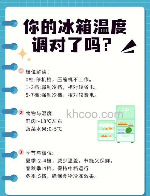 夏天冷藏冰箱多少度 夏天冷藏冰箱设置指南【详解】