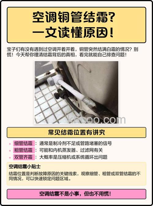 空调液管结霜什么原因 空调液管结霜的原因及常见故障排除【详解】