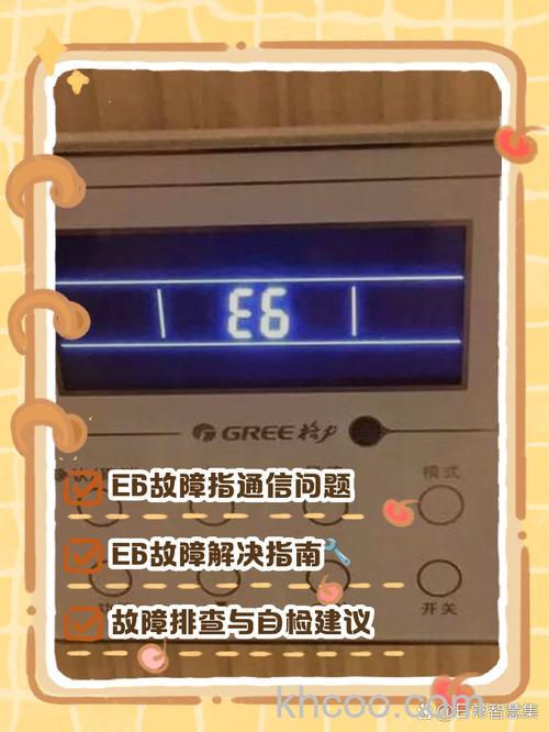 海尔风管机显示e6是什么故障 海尔风管机显示e6原因分析【详解】