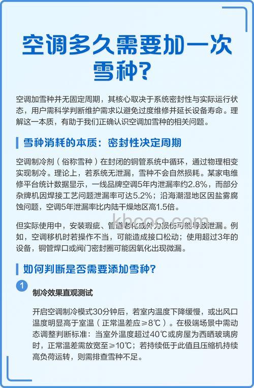 空调一般使用几年 空调使用年限及雪种添加【详解】
