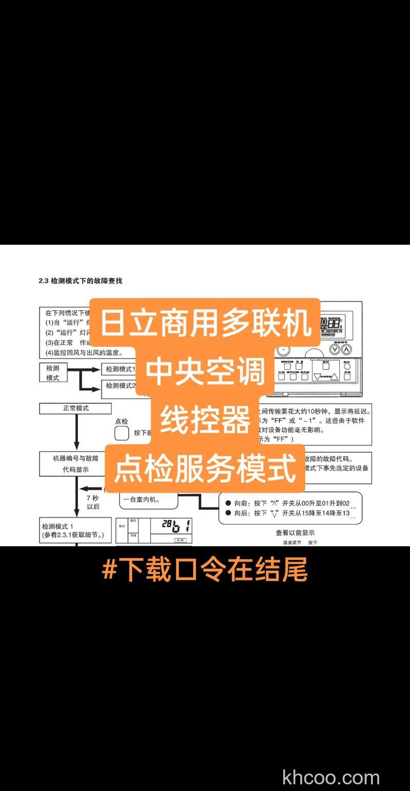 日立中央空调点检模式有哪些 日立中央空调点检模式保障设备安全与稳定运行【详解】