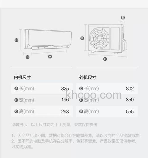 格力1.5匹空调挂机有多大 格力1.5匹空调挂机尺寸介绍【详解】