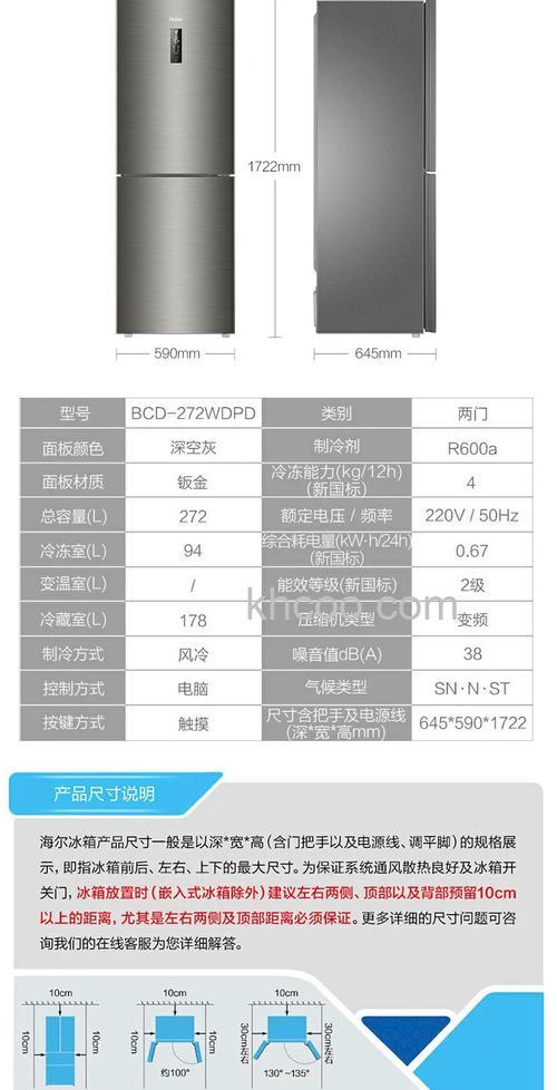 海尔冰箱双门有哪些型号 海尔冰箱双门型号介绍【详解】