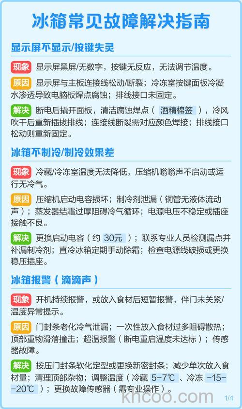 电冰箱常见故障有哪些 电冰箱常见故障维修技巧【方法介绍】