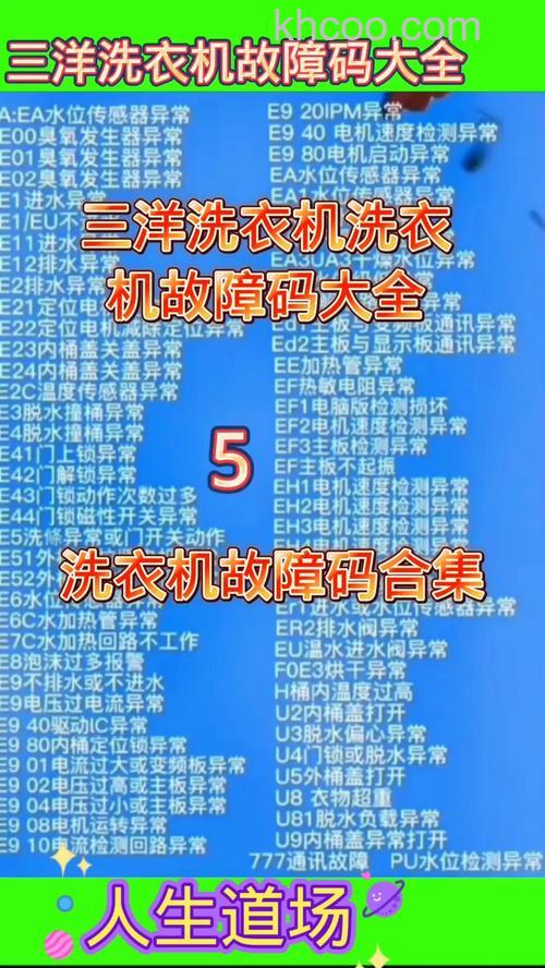 三洋变频洗衣机有哪些故障 三洋变频洗衣机故障介绍及解决方法【详解】