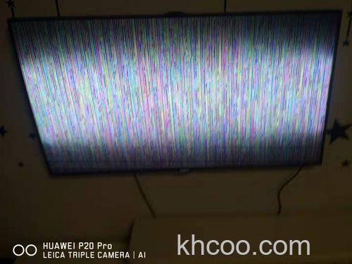 电视机屏幕出现彩色光圈怎么维修