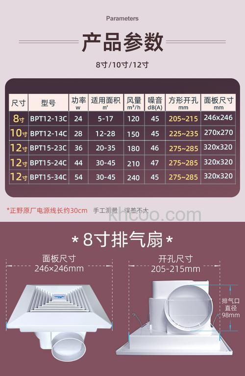 厨房排风扇价格尺寸 厨房排风扇怎么安装【详解】