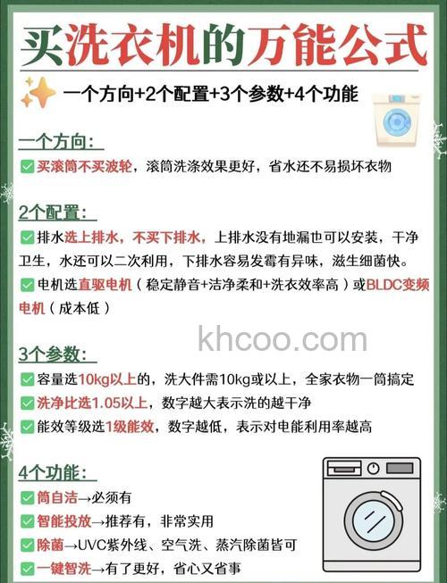 一家三口需要多大的洗衣机 挑选合适的洗衣机技巧【详解】