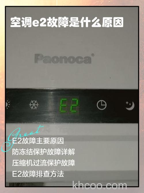 美的柜机显示E2是什么原因 美的柜机显示E2原因分析【详解】