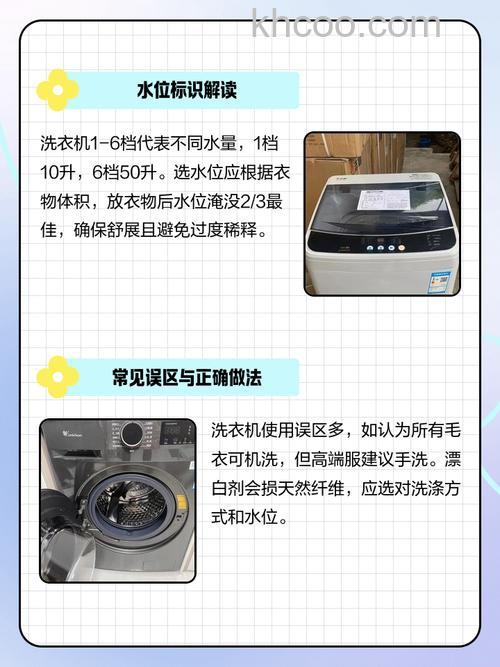 洗衣机高水位线的位置 洗衣机高水位线作用介绍【详解】