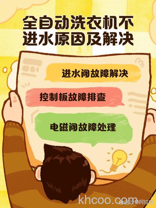 全自动洗衣机不进水原因 全自动洗衣机不进水解决办法【详解】