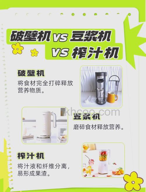 豆浆机和料理机有哪些区别 豆浆机和料理机区别介绍【详解】