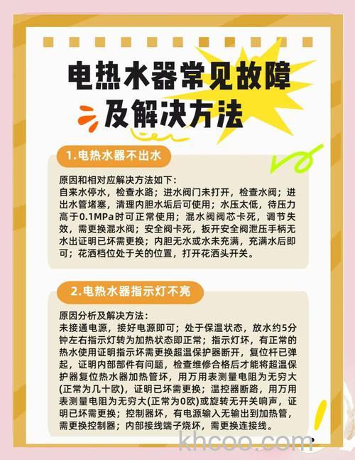 电热水器显示故障怎么回事 电热水器显示故障的原因【详解】