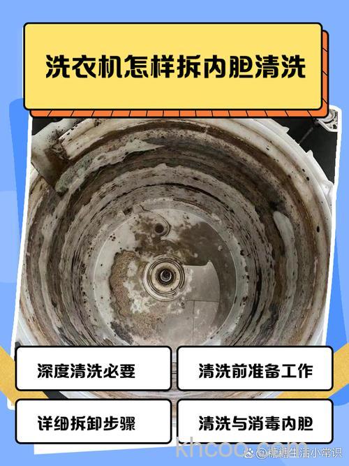 洗衣机怎么拆开清洗内胆