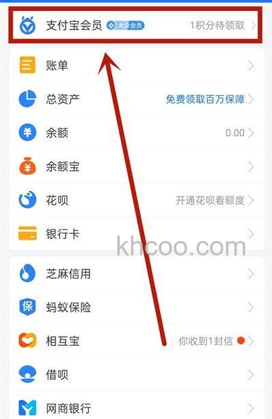 新版手机支付宝怎么查看会员积分月报【查看方法】