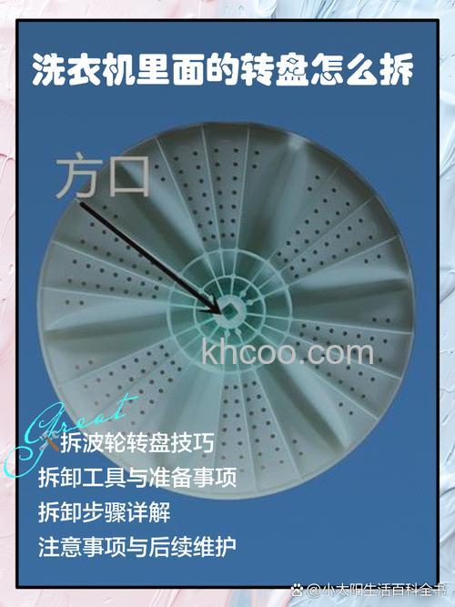 洗衣机转盘怎么拆解 洗衣机转盘拆解教程【详解】