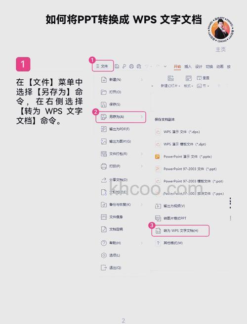 WPS演示文件怎么转换成ppt格式的doc文件 WPS演示文件转换为doc文件的方法
