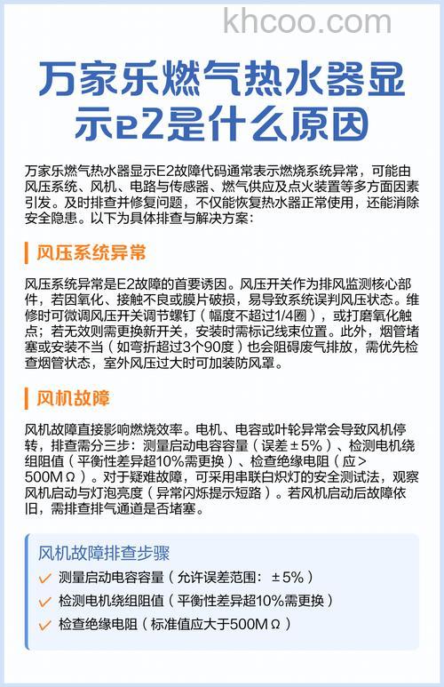 天然气热水器e2是什么故障 天然气热水器e2原因分析【详解】